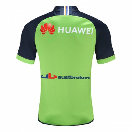 Camisola Canberra Raiders Rugby Equipamento Segundo 2021 Manga Curta
